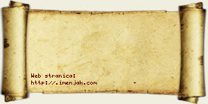 Anđela Divac vizit kartica